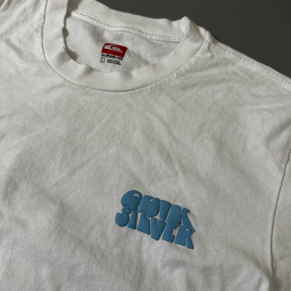 Quicksilver Men’s White Bubble Graphic Tshirt